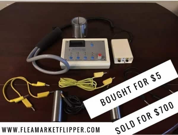 magnetic therapy machine bought for $5 and flipped for $700