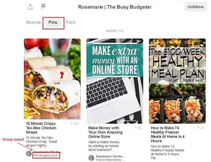 How to find Pinterest group boards