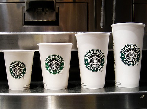 Starbucks has different sizes available on their secret menu