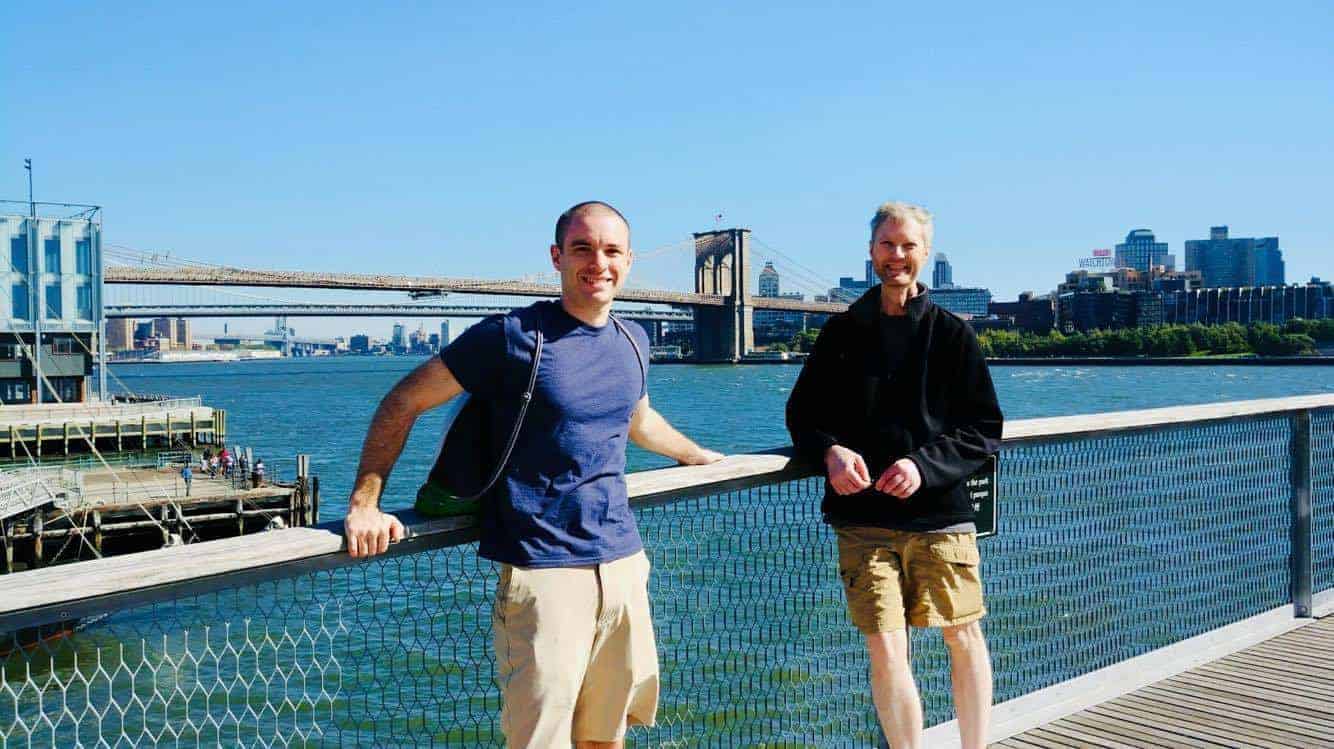 Full-Time Blogger Jeff Proctor and his Uncle Mike in New York City