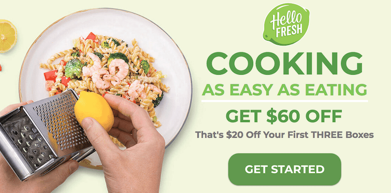 HelloFresh Meal Delivery Service 