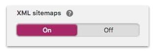 Yoast SEO XML Sitemap toggle on-min