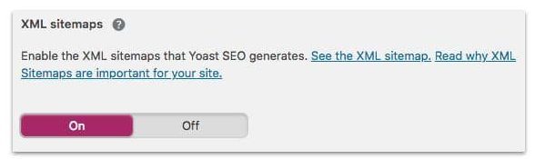 Yoast SEO view XML sitemap-min