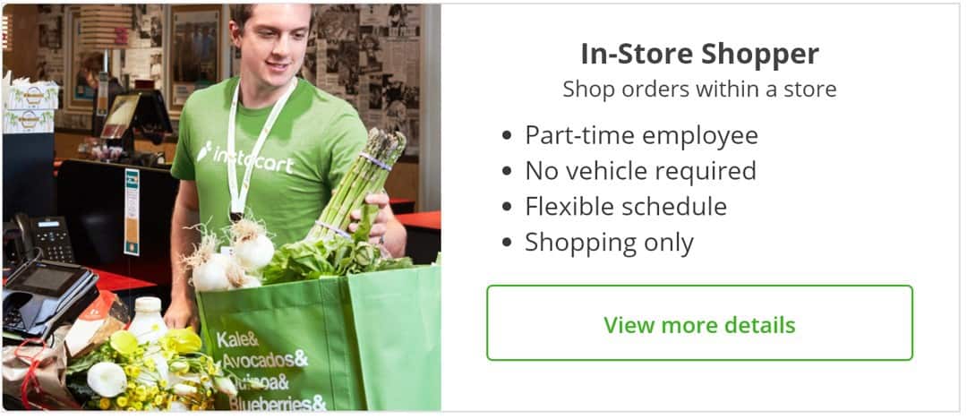 instacart in store shopper description