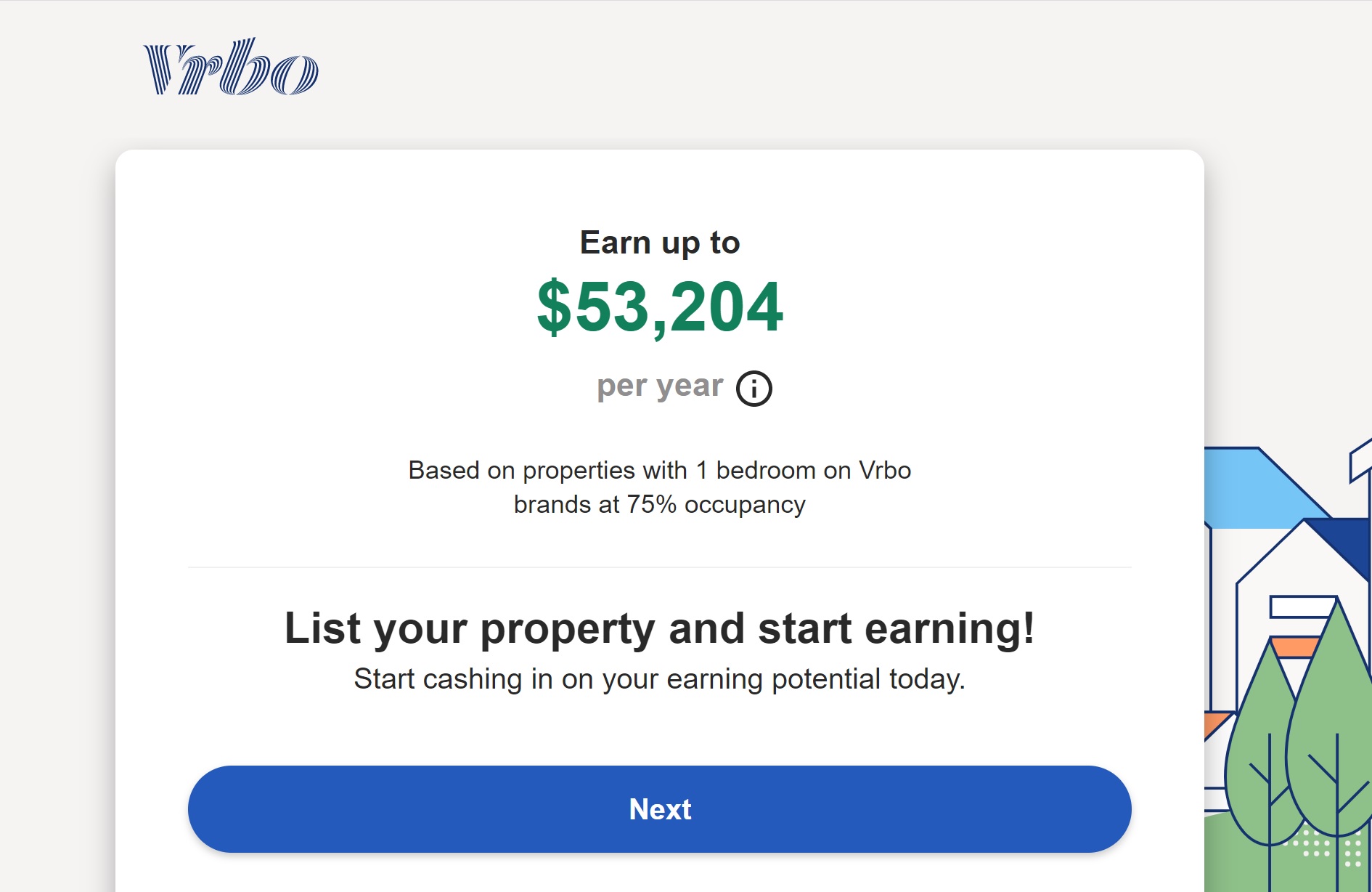 estimated vrbo earnings