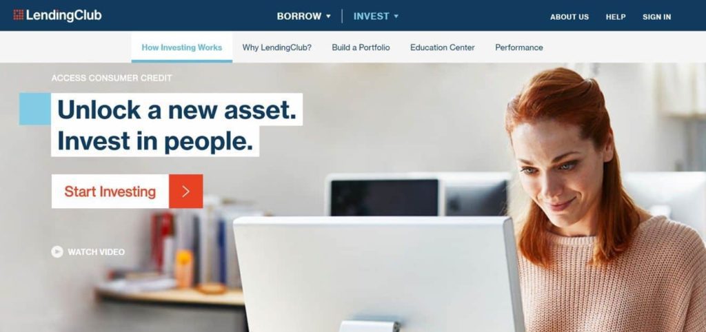 Short Term Investment Options With High Returns - lending club investing screenshot