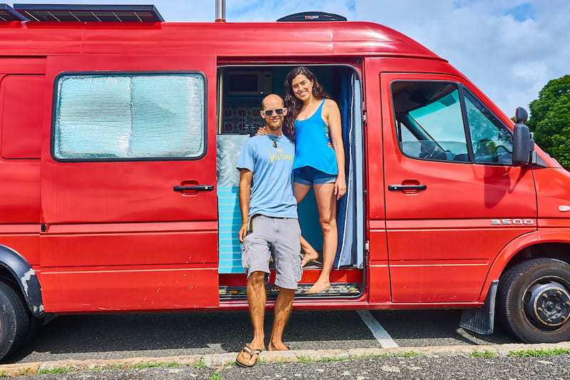 Matt and Alli Owen living in a van full time