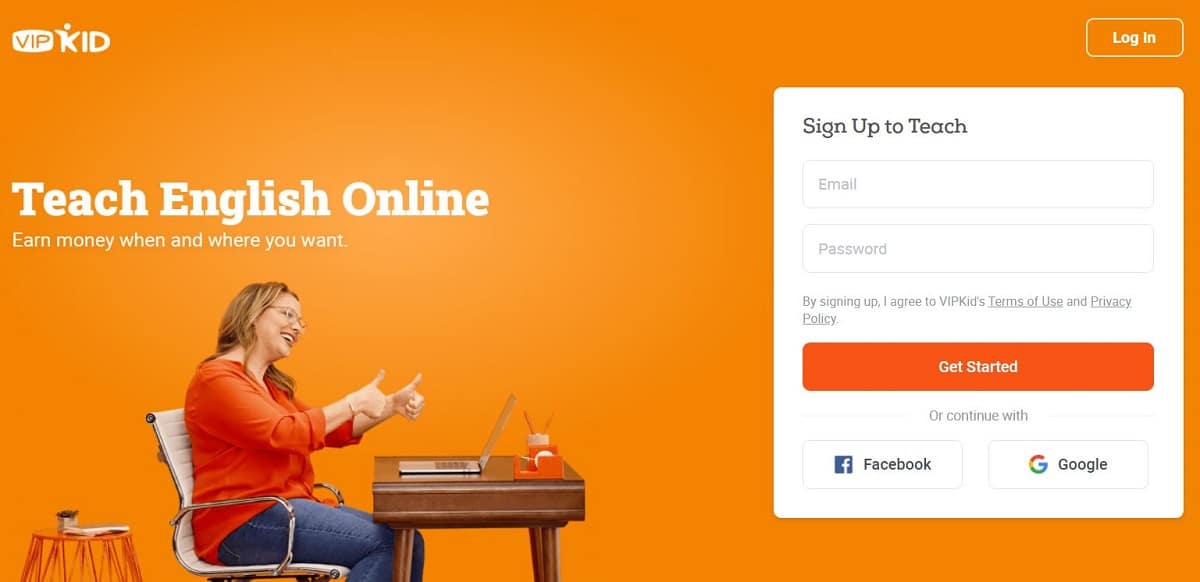 VIPKID homepage