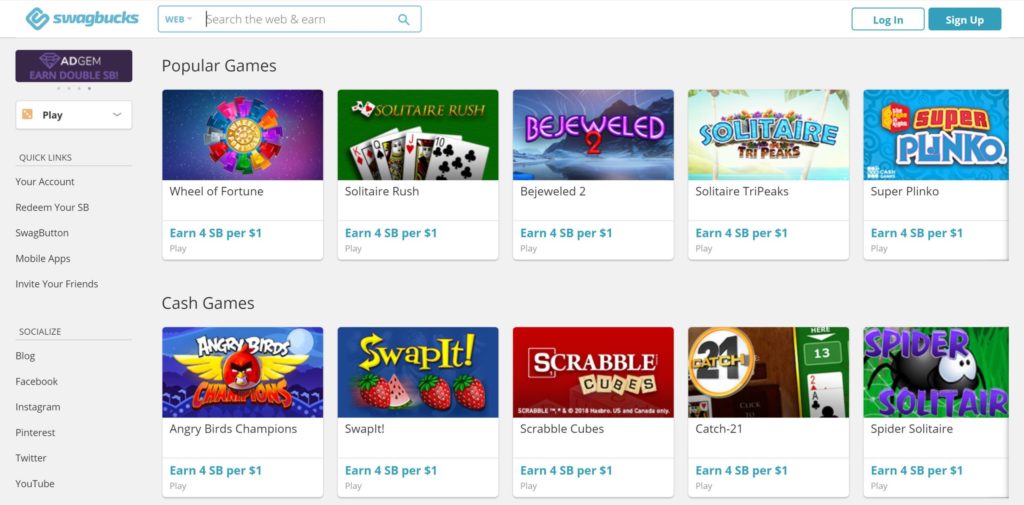 Earn Money online, free Games