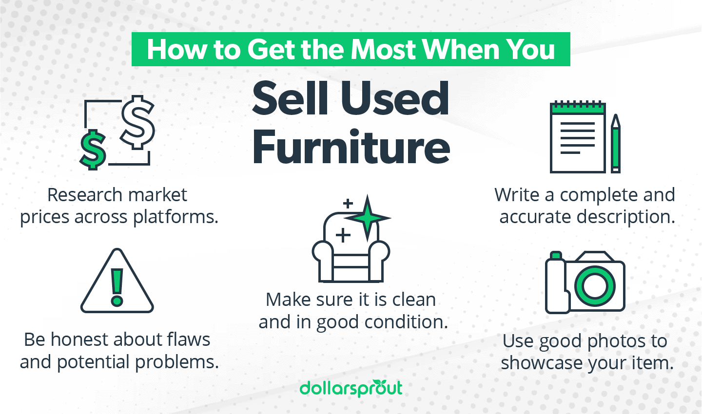 How to get the most for your used furniture