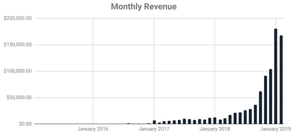 Total blog revenue