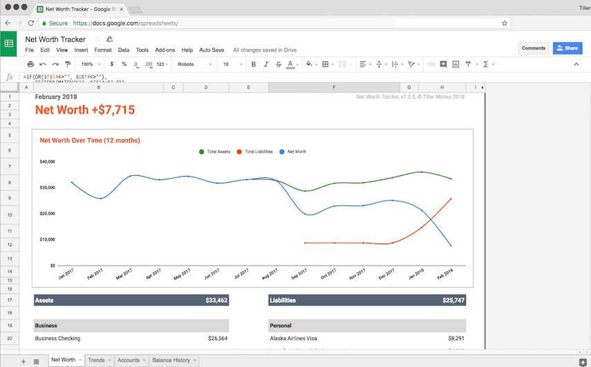 Tiller Money Review: What Happens When You Automate Spreadsheets?