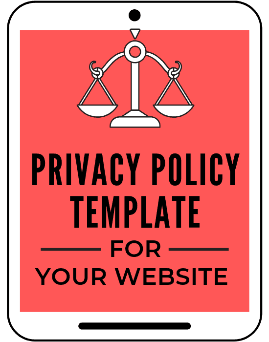 privacy policy template for bloggers