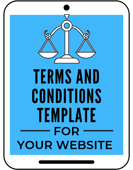 terms and conditions template for bloggers