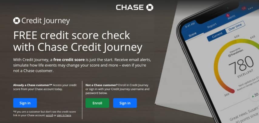 chase credit journey