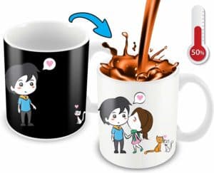 Heat-Changing Couples Cartoon Mug