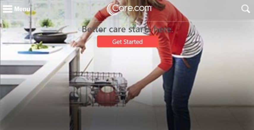 Care.com homepage