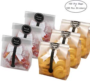 clear bags for homemade cookies