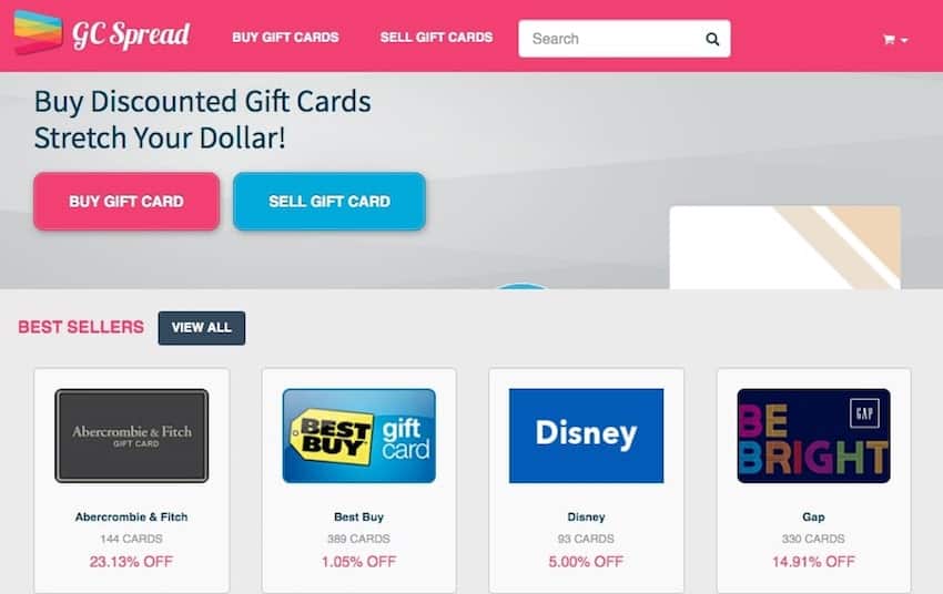 Gift Card Spread