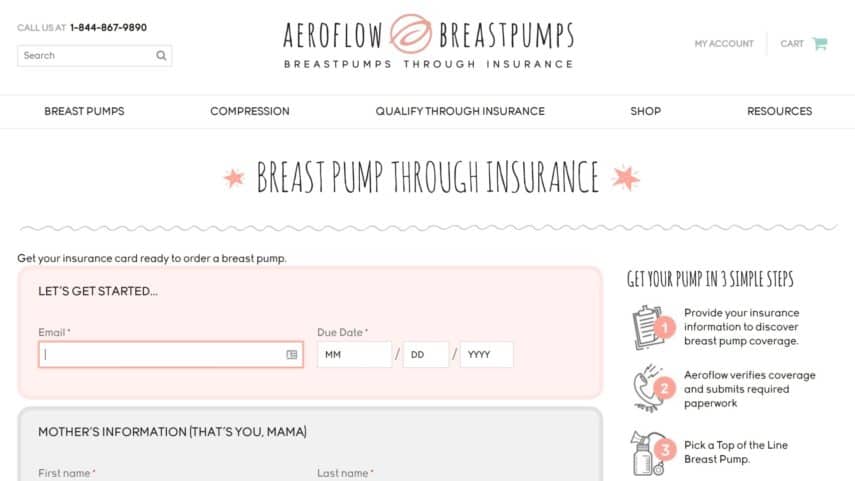 Your insurance may cover a free Aeroflow breast pump