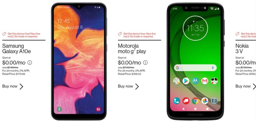 Get your next phone free with Verizon when you switch services or add a new line