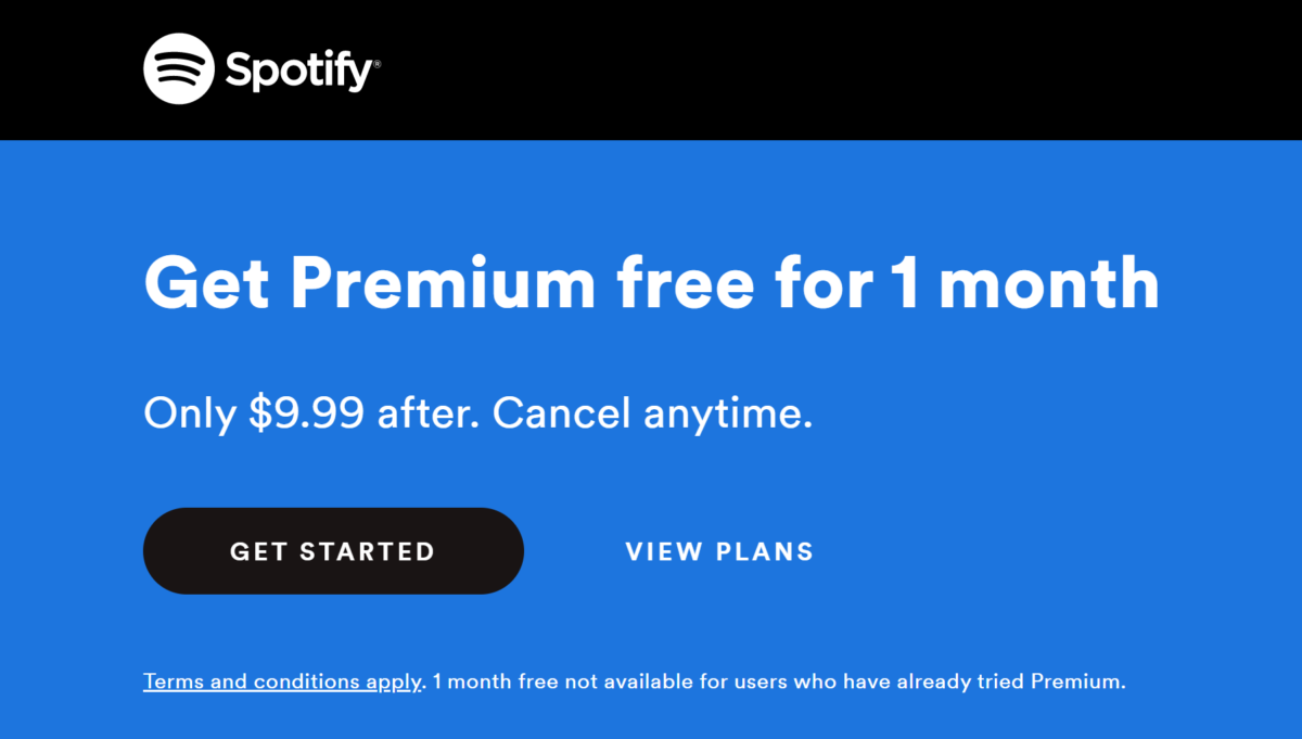 how to use spotify premium without paying