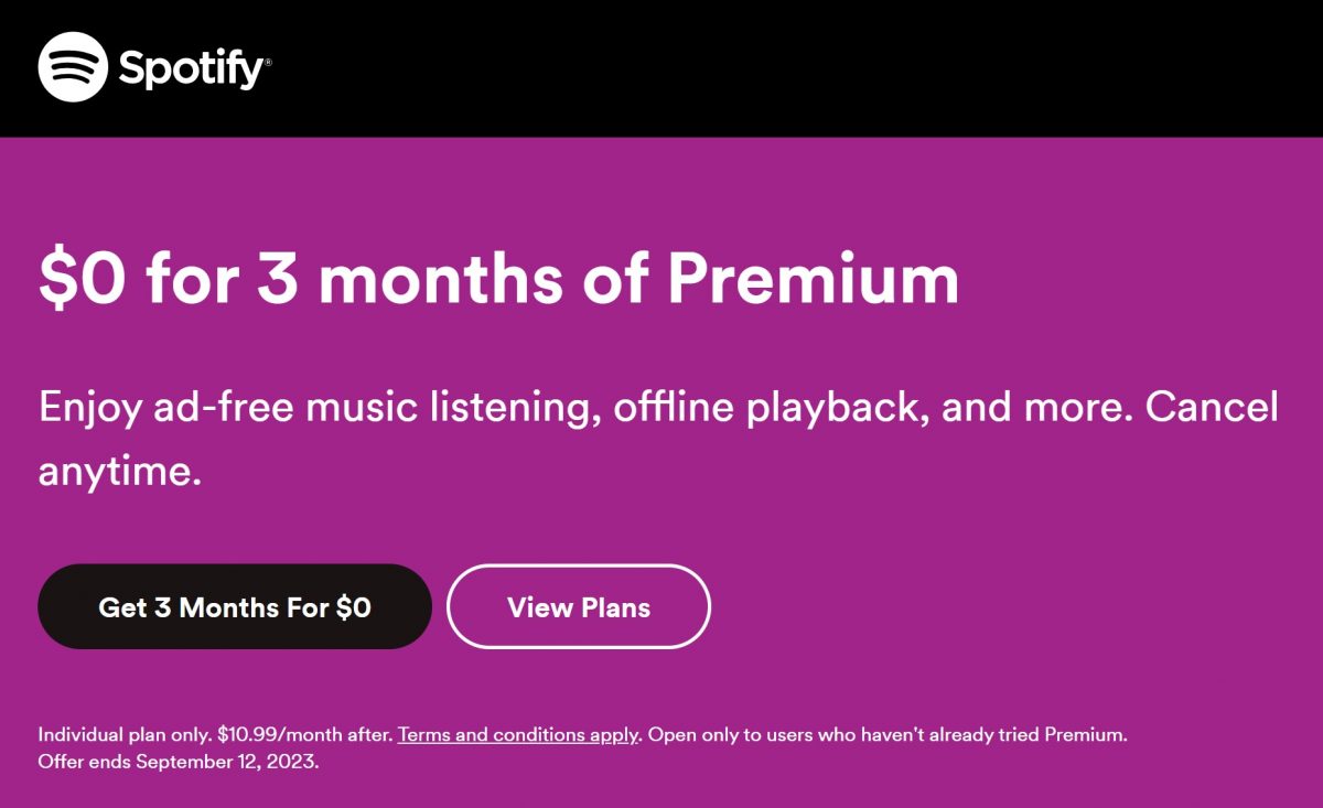 Spotify premium cheap free online