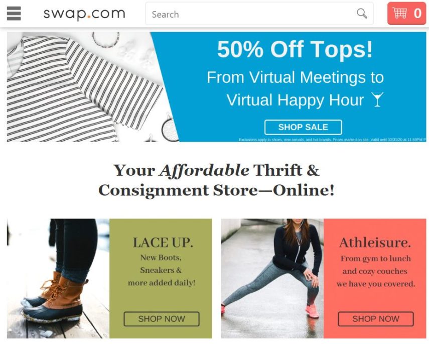 swap.com homepage