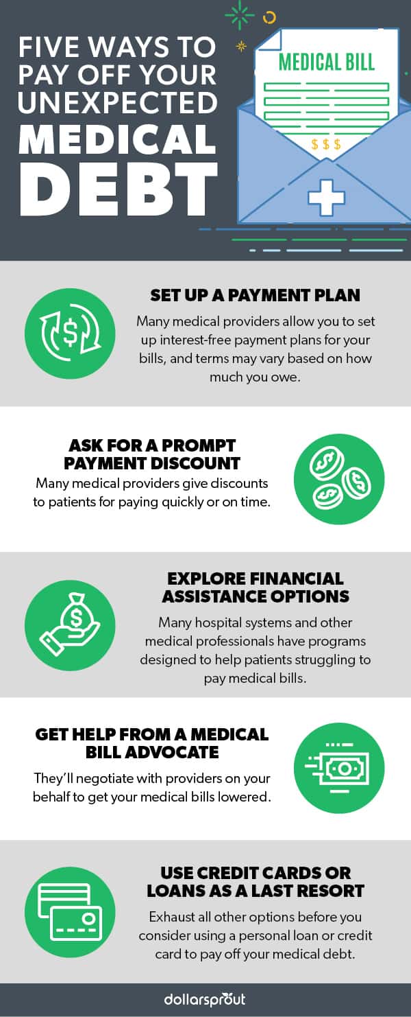 Assistance with medical debt and bills