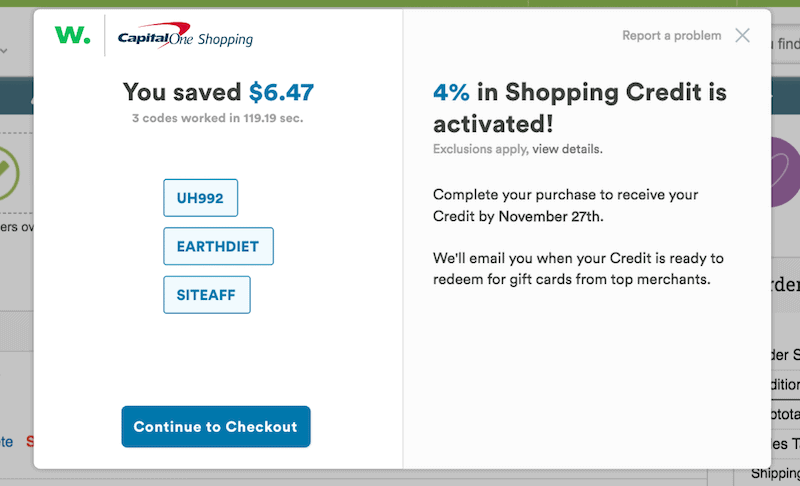 do capital one shopping rewards expire