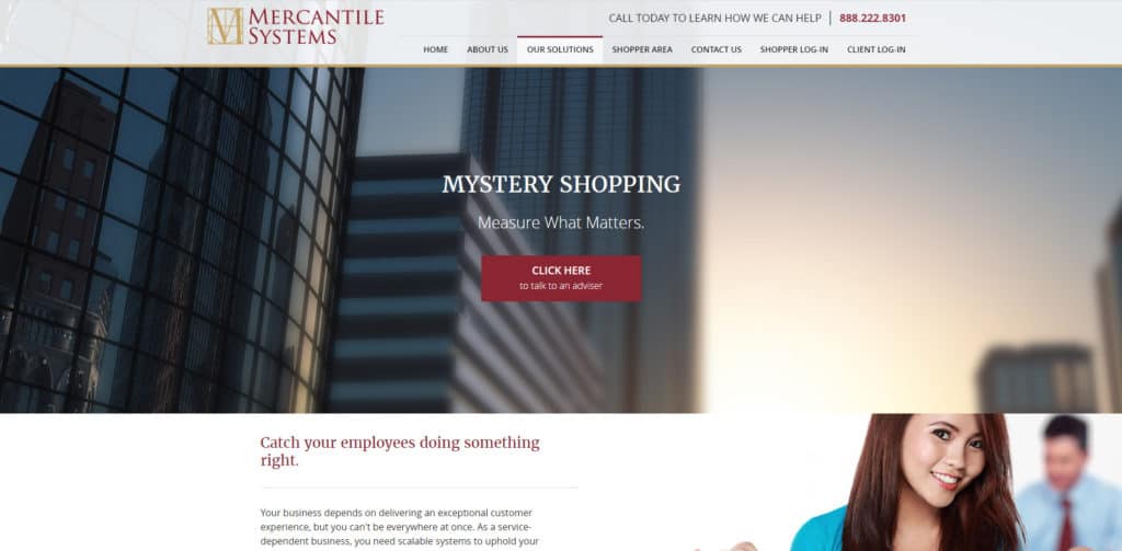 Mystery shopping Mercantile Systems