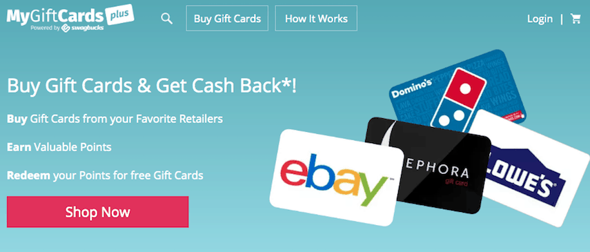 MyGiftCardsPlus Homepage