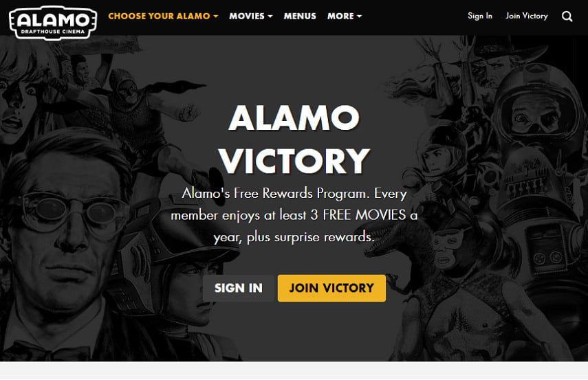 Alamo Drafthouse rewards program