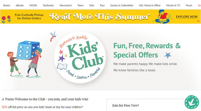Barnes & Noble Kids' Club