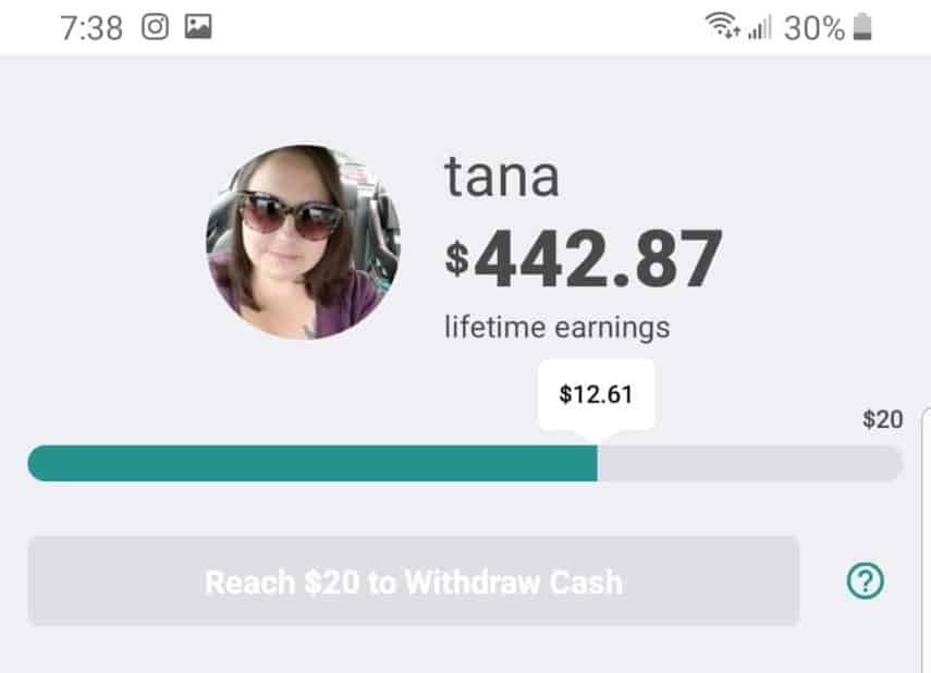 Tana Ibotta earnings screenshot