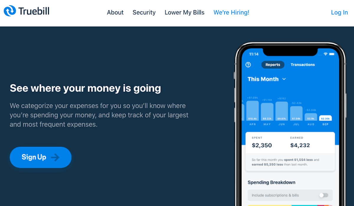 Truebill Review Save 500+ This Year with One App DollarSprout