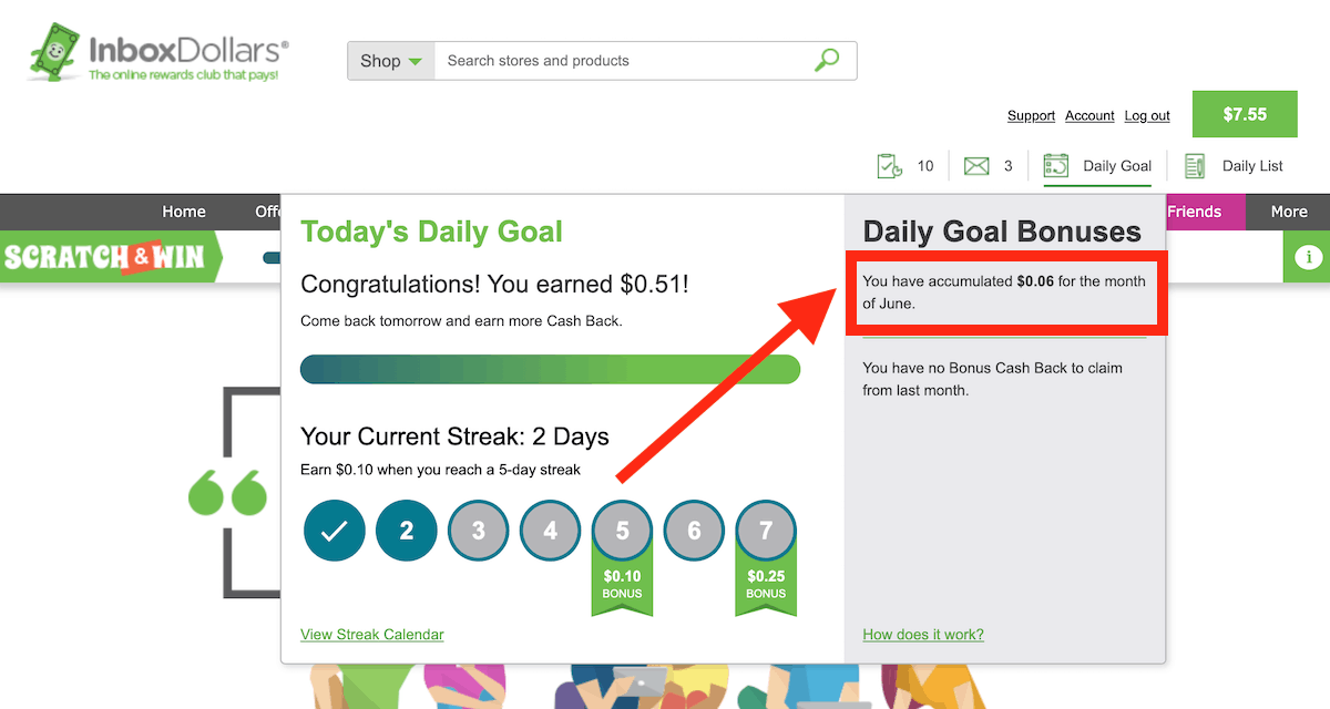 InboxDollars June Bonus