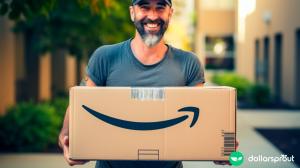 man carrying box delivered by amazon prime