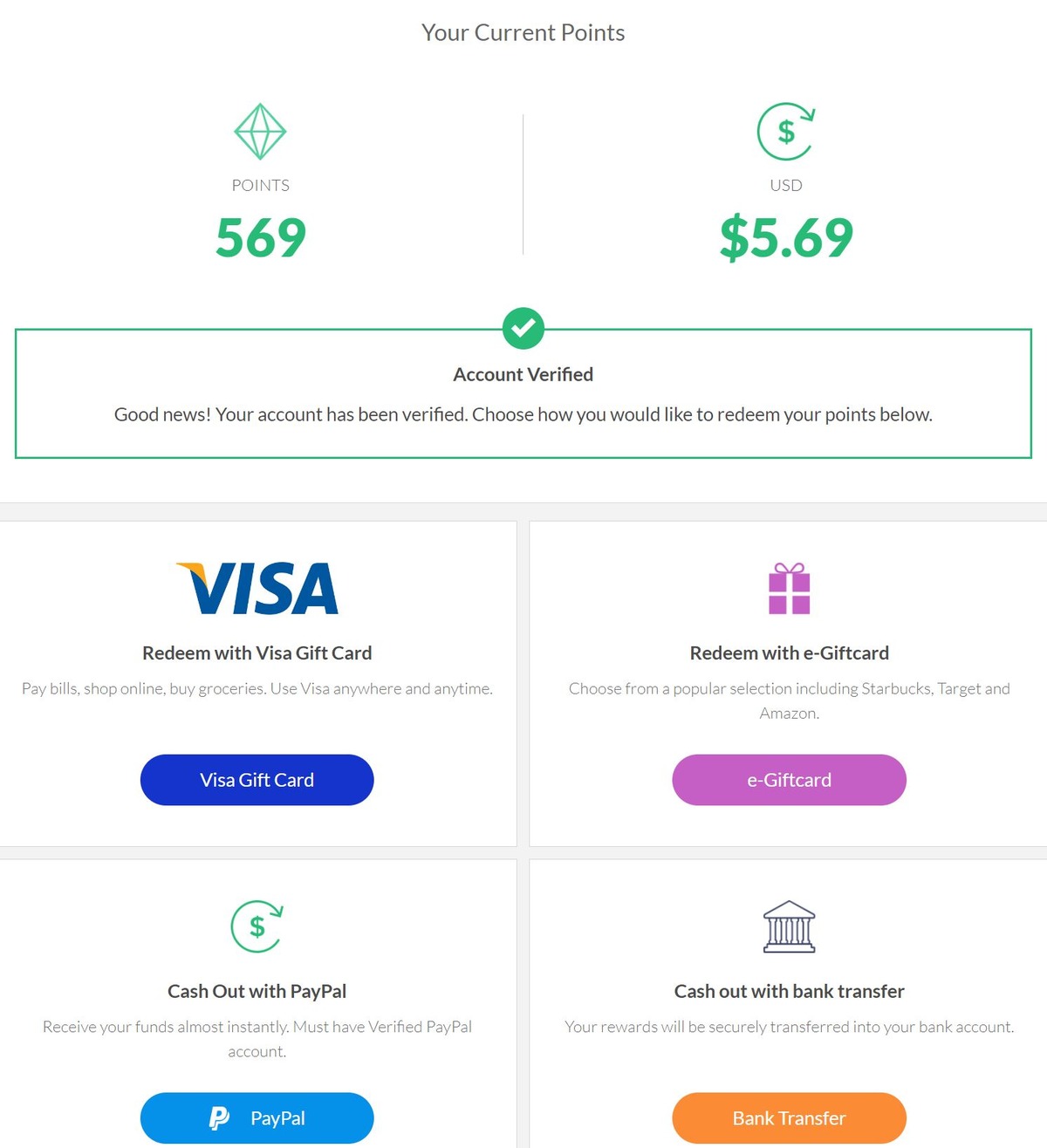 how to redeem survey junkie points