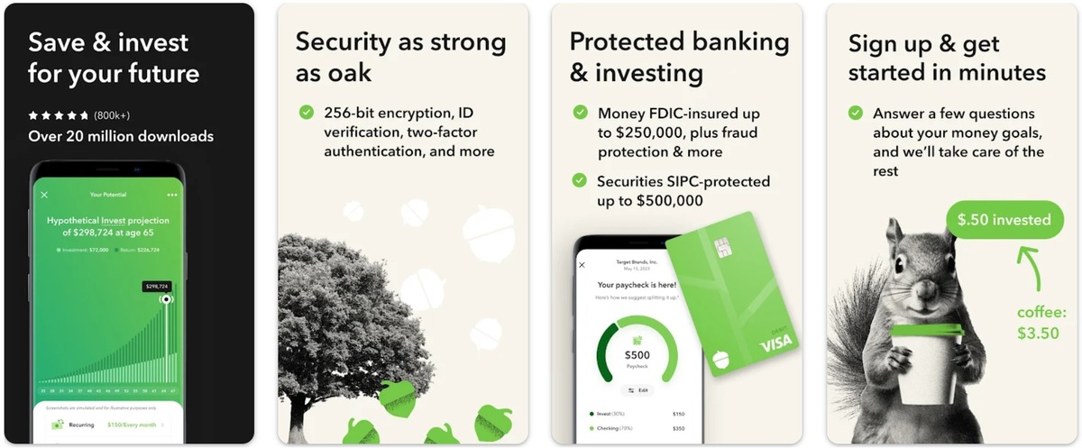 acorns app store preview