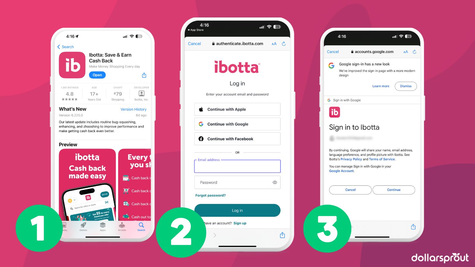 Steps to download Ibotta with screenshots