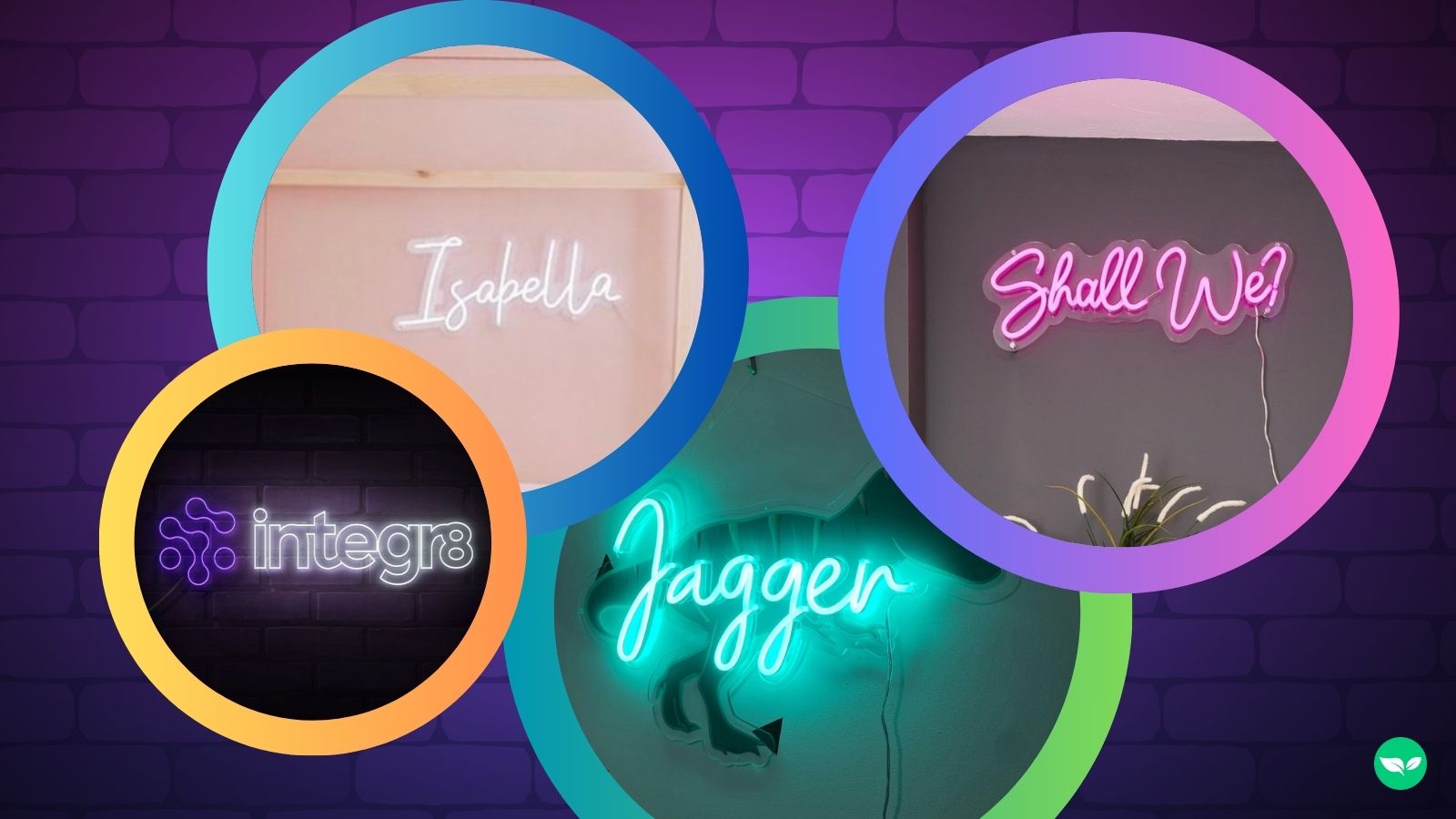 Examples of signs made by Custom Neon.
