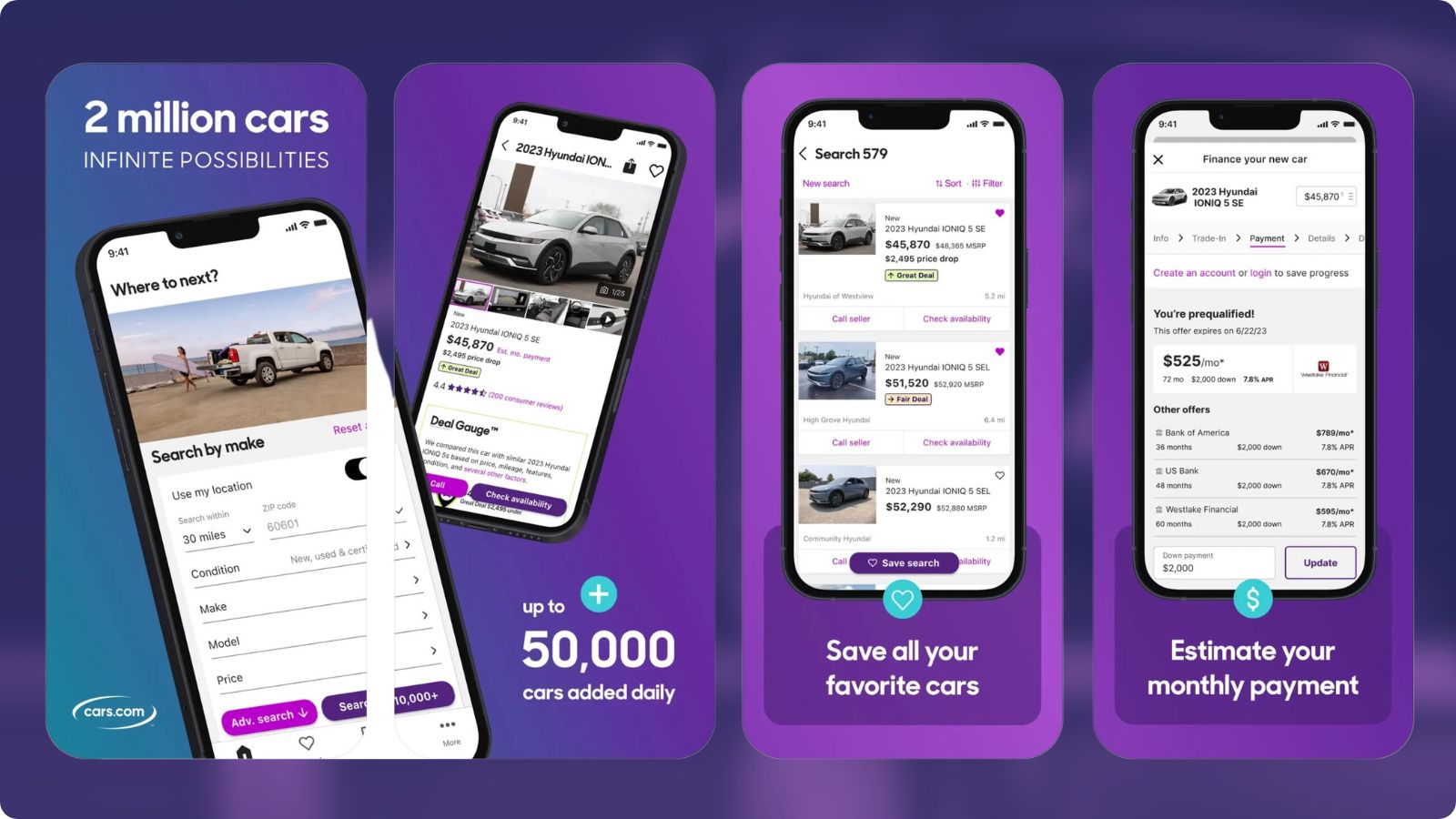 my cars.com app preview