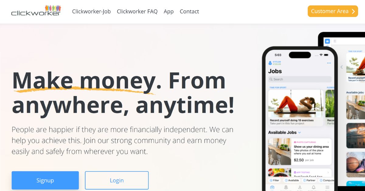 become a clickworker