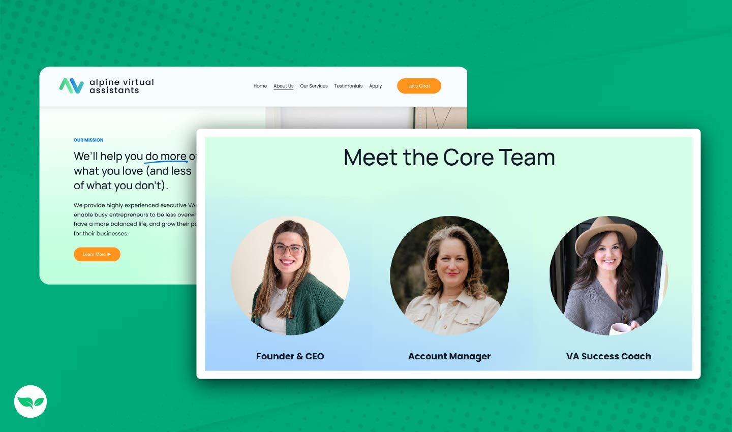 alpine virtual's core management team